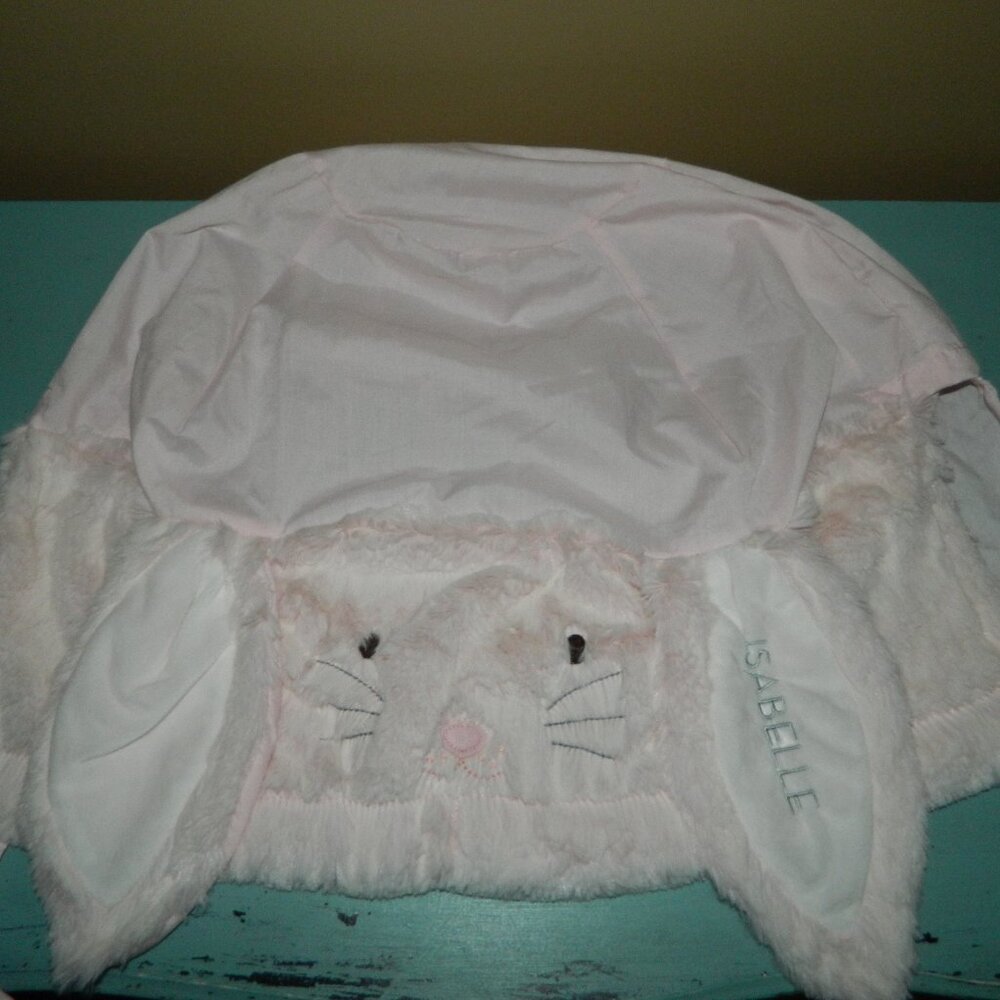 Pottery Barn Kids Long Ear Bunny Easter Basket Liner "Isabelle" Sz L (OO-5)